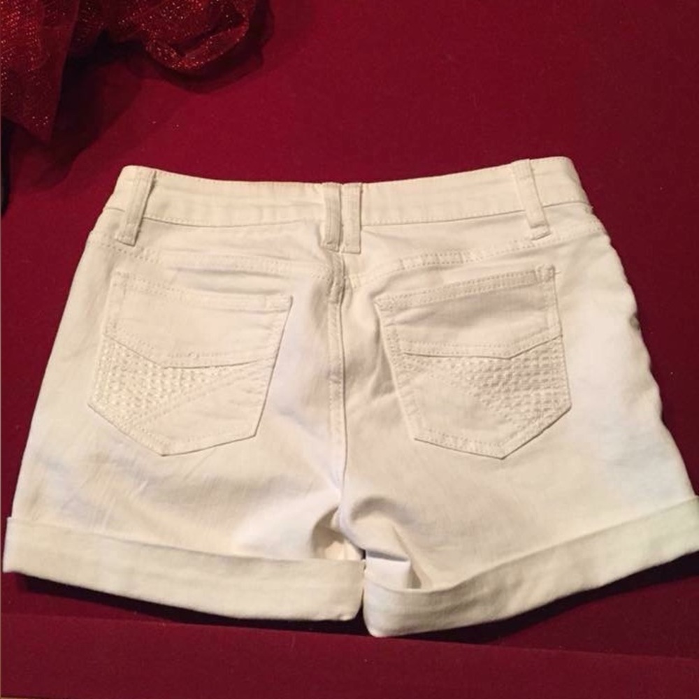 Ana sz4 white jean shorts